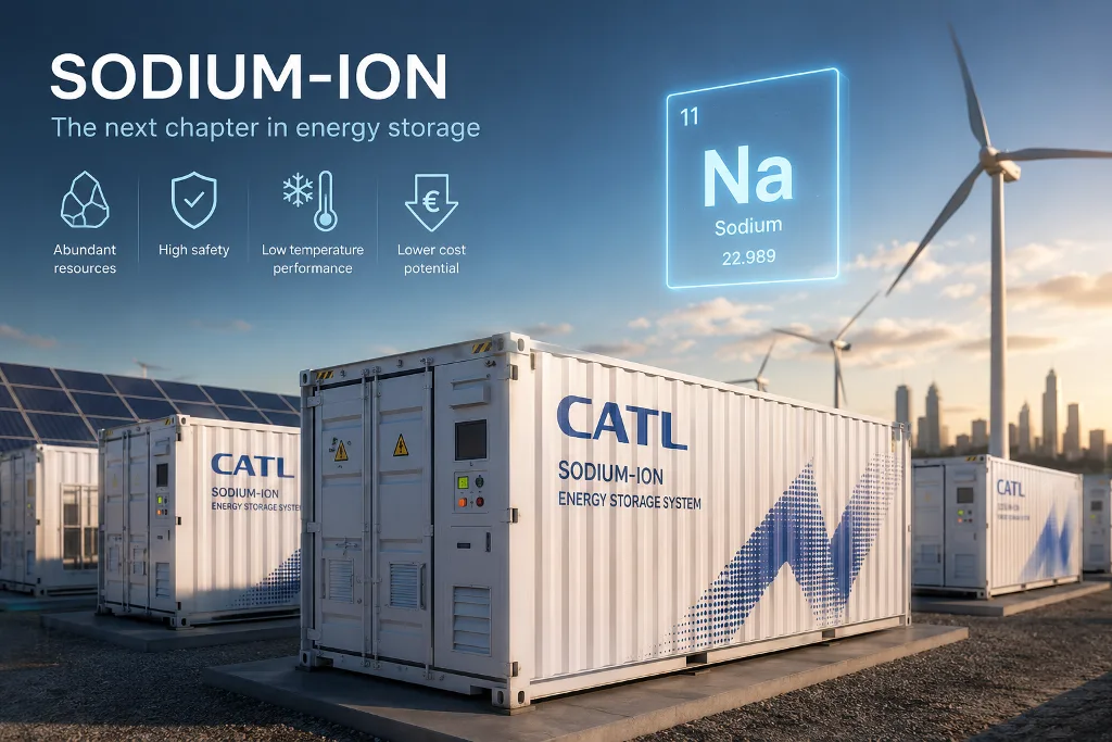 CATL will deliver its first sodium-ion energy storage systems in September