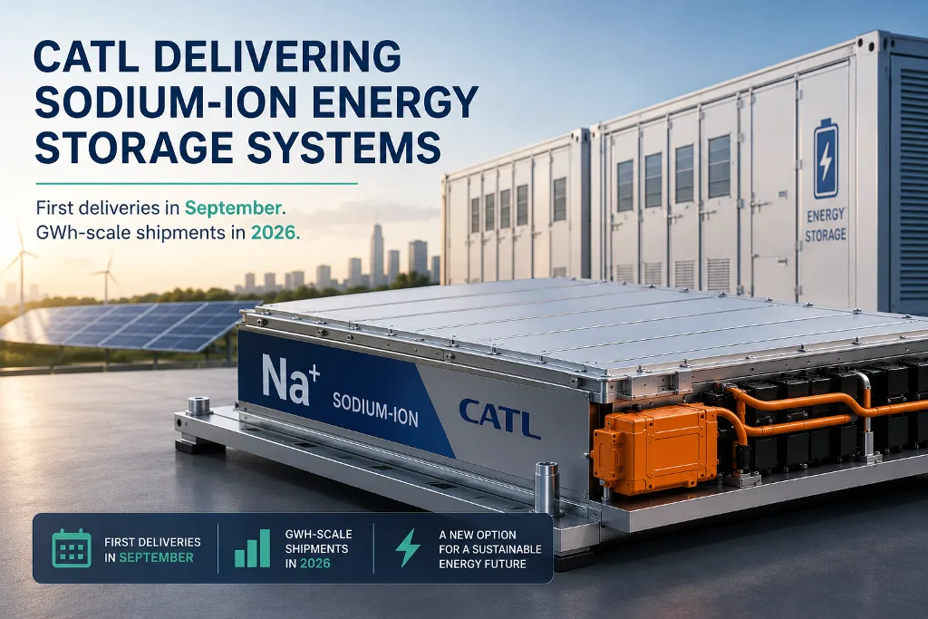 CATL prepares mass production of sodium-ion batteries for 2026