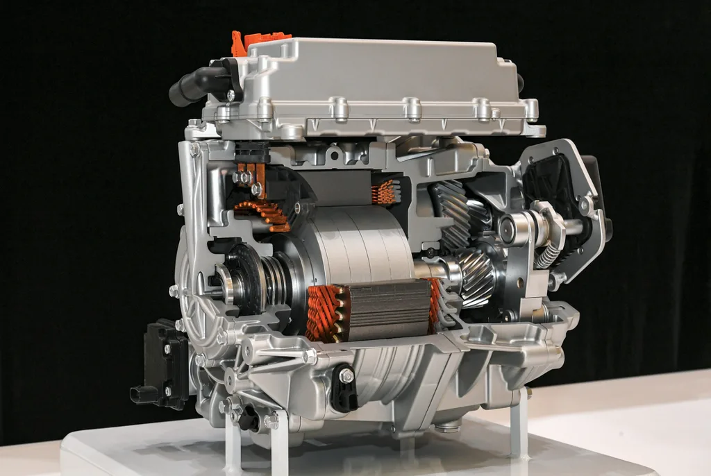 Nuevo sistema de propulsión eléctrica de Hyundai Mobis: 160 kW, diseño modular y hasta 430 CV con doble motor