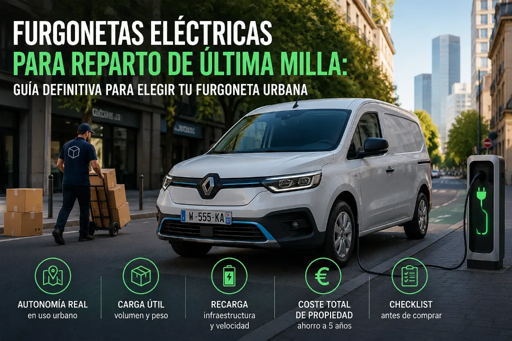 Furgonetas eléctricas para la última milla: cómo elegir bien antes de electrificar una flota urbana