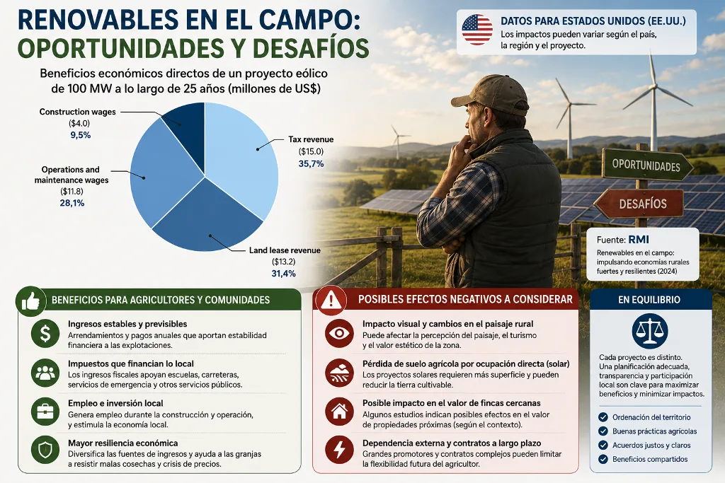 Desafíos y oportunidades en el uso de renovables en el campo