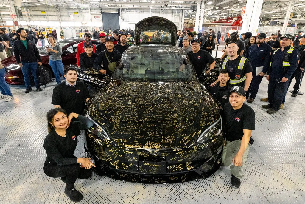 Último Tesla Model S en producirse