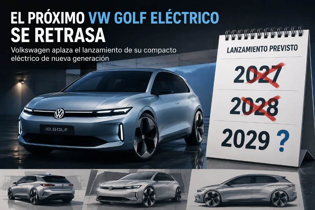 El Volkswagen ID. Golf se retrasa y no llegará en 2028 como estaba previsto