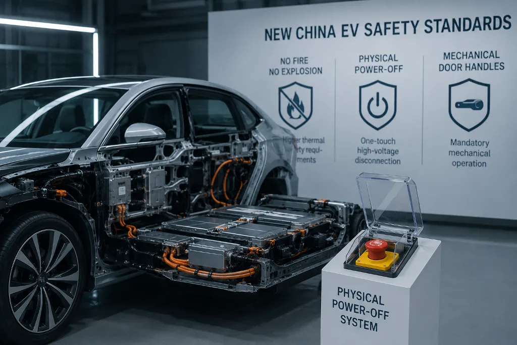 New EV safety Standards in China