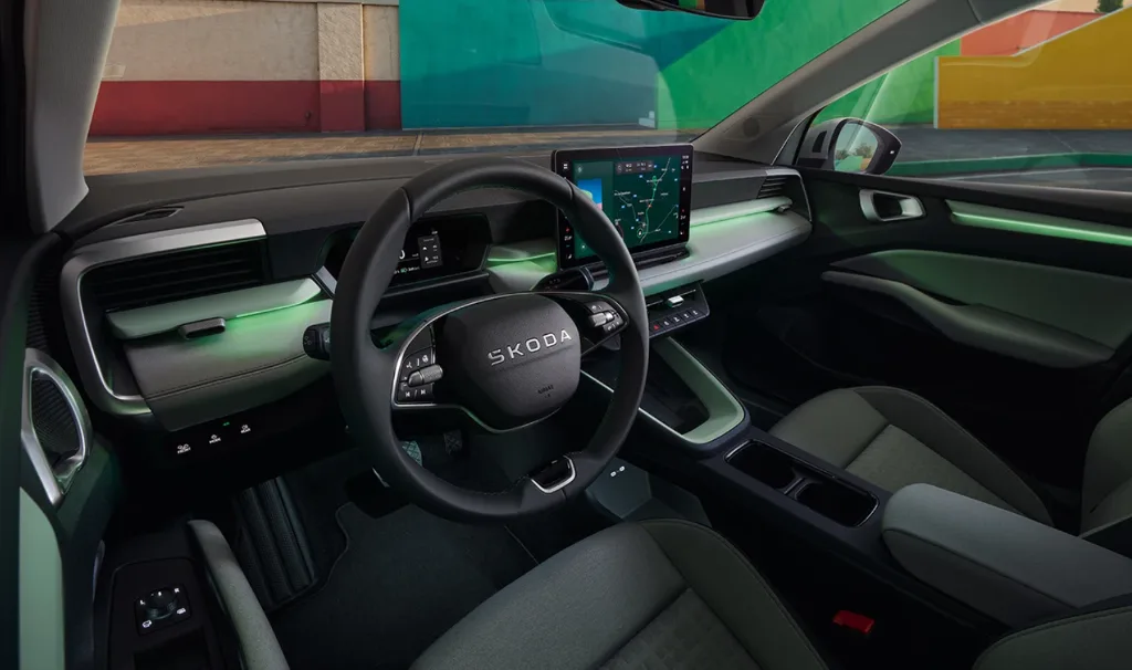 Interior del Skoda Epiq