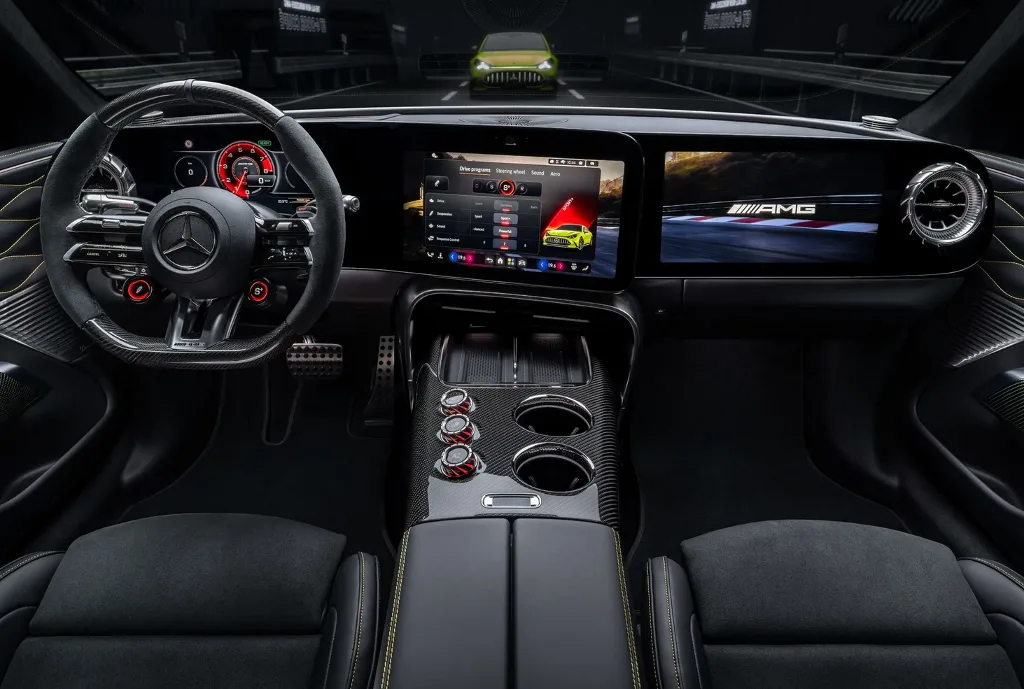 Interior del Mercedes AMG eléctrico