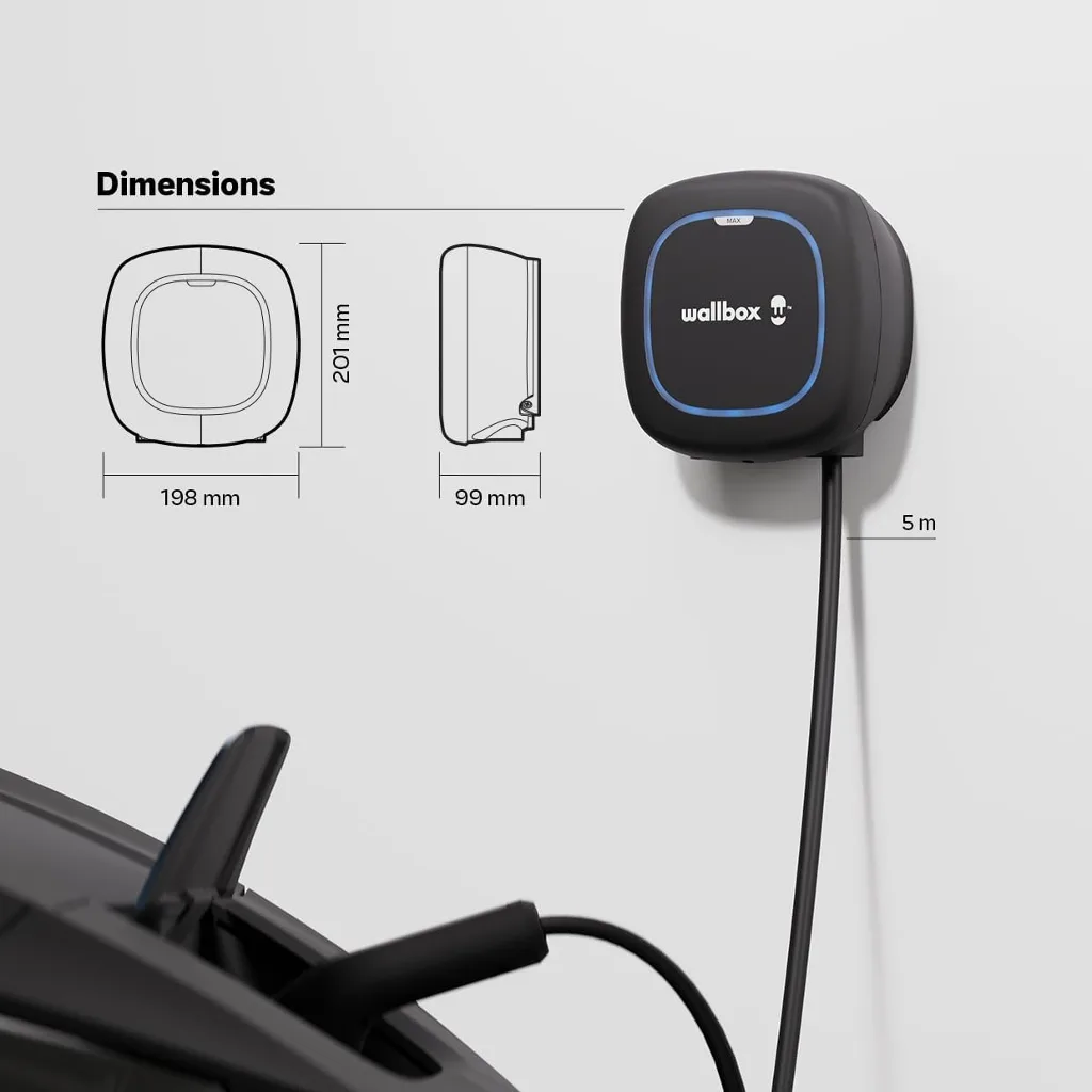 Wallbox Pulsar Max 7,4 kW cargador doméstico Tipo 2