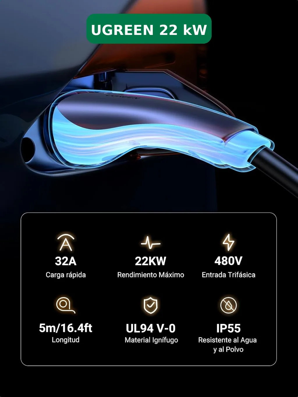 Comparativa de cables Tipo 2 para coche eléctrico: mejores opciones de 11 kW y 22 kW