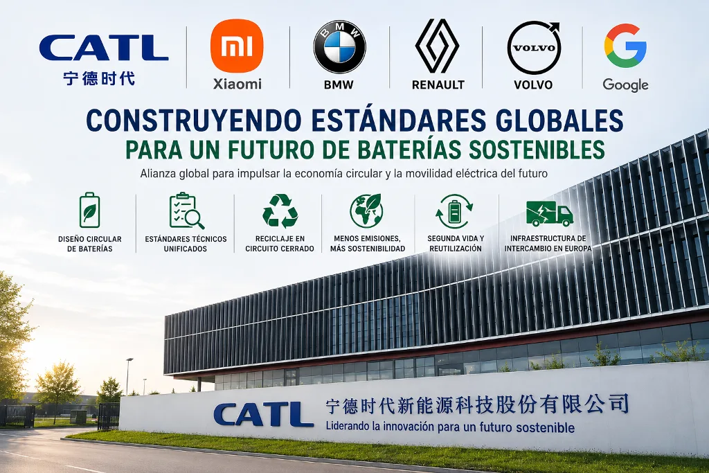 CATL, BMW, Renault, Volvo y Xiaomi quieren poner orden en las baterías eléctricas del futuro
